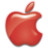 Apple Logo Red